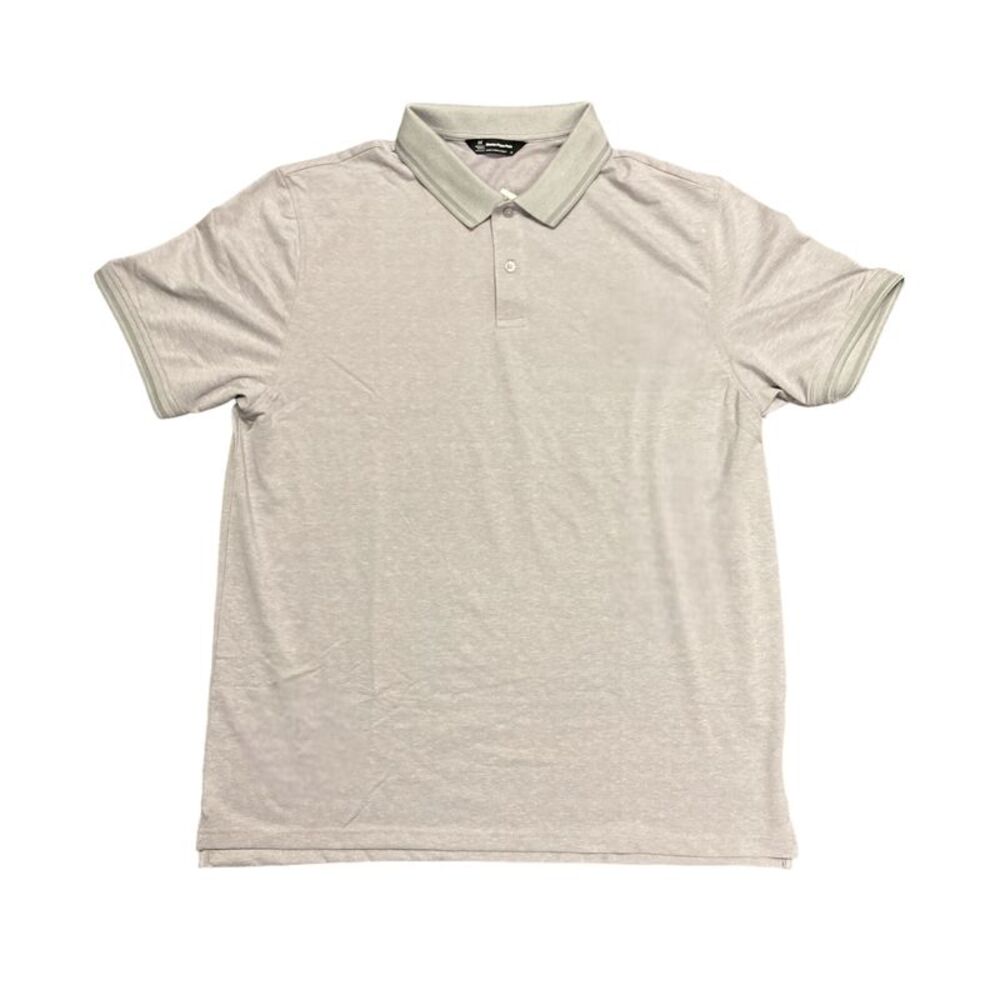 Soft Silver - Member's Mark Men's Ultra Soft Stretch Cotton Classic Fit Pique Po